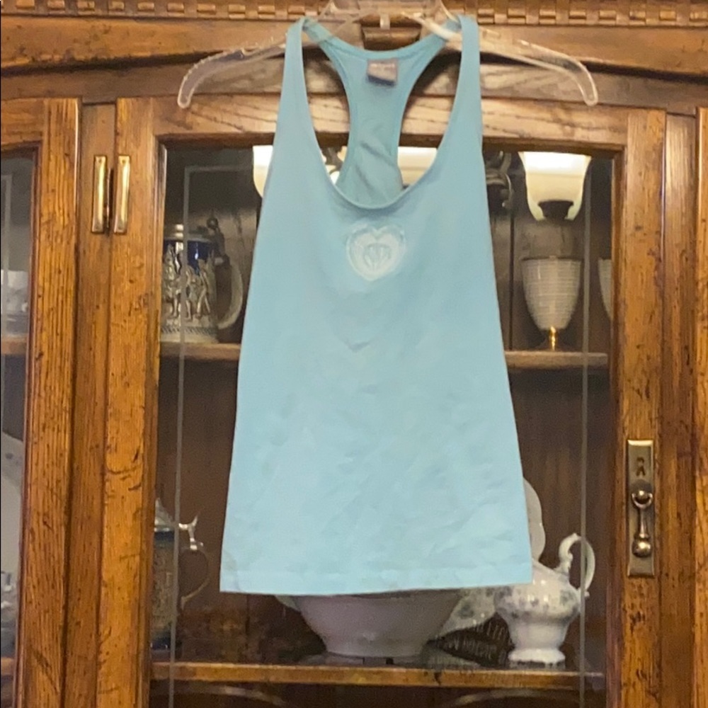 Blue Tank Top with Heart